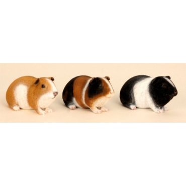 3 er Set Meerschweinchen Figuren fr Haus und Garten Nagetiere Kleintiere Bild 1