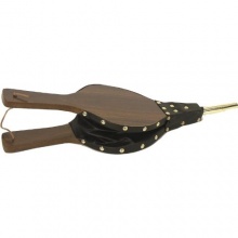 Blasebalg Kohleanznder mit Holz Griff 49 cm von Aubry Bild 1