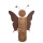 Gartenfigur Schmetterling auf Baumstamm Rost 40cm Bild 1