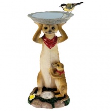 insatech LED Solarleuchte und Vogeltrnke Erdmnnchen Fritz Bild 1