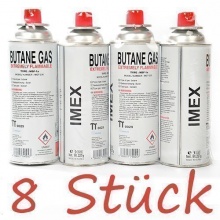 Gaskartuschen Imex, 8 Stck, fr Gaskocher Butan von MT Bild 1