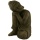 Garten Buddha in klasse Messingoptik aus Stein Bild 1