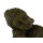 Garten Buddha in klasse Messingoptik aus Stein Bild 3