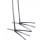 Kranich 23x16x87cm Metall silber antik Optik Dekoration Bild 4