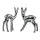 Reh Bambi Figur, Rehfigur, Gartenfigur Bild 1