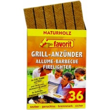 Brunner Campingartikel Favorit Grillanznder 36 Riegel Naturholzfaser, 350/122 Bild 1