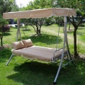 Hollywoodschaukel Beige Bild 1
