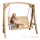 Hollywoodschaukel aus Holz Bild 2