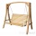 Hollywoodschaukel aus Holz Bild 4