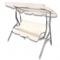 Hollywoodschaukel 3 Sitzer Beige Bild 1