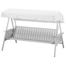 Kettler Hollywoodschaukel 137x217x163cm silber Bild 1