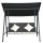 3-Sitzer Hollywoodschaukel Polyrattan 360kg Schwarz Bild 2