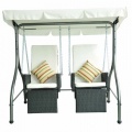 Polyrattan Hollywoodschaukel Bild 1