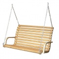 Hollywoodschaukel Holzbank Bild 1