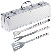 Ultranatura Edelstahl Grillbesteck-Set 3-teilig  Bild 1