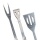 Ultranatura Edelstahl Grillbesteck-Set 3-teilig  Bild 3
