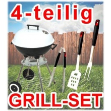 Kugelgrill Set, 3-tlg. Grillbesteck-Set  Bild 1