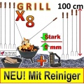 8 Grillspiee mit Grillgabel von BTV BRAND Bild 1