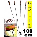 RIESEN-LANGE 100 cm Grillspiee u Gabel von BTV Batovi Bild 1