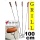 GRILLSPIESSE 4 Grillspiee mit Gabel,BTV Batovi Bild 1