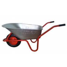 Bauschubkarre rot 100l Mulde 1107