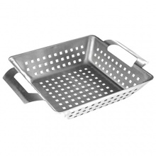 Bruzzzler Edelstahl Grill-Korb,Grillschale rechteckig Bild 1