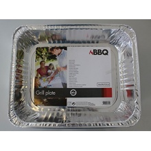 Alu Grillpfanne, Grillschale, 36x29x7,8 cm von BBQ Bild 1