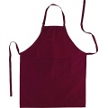 Kchenschrze, Grillschrze,Baumwolle bordeaux Bild 1
