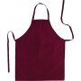 Kchenschrze, Grillschrze,Baumwolle bordeaux Bild 1