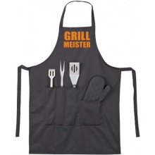 Schrze mit Grillbesteck,Grillmeister v ROTH Marketing Bild 1