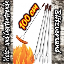 Groe Grillspiee 8 Stck-1,00m (G8) Grillbesteck Bild 1