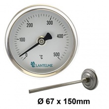 500 Grad Backofen Rucher Grillthermometer Lantelme Bild 1