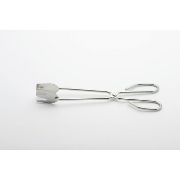 speziell gekrpfte Servier Grillzange Lnge 38 cm Weis Bild 1