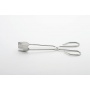 speziell gekrpfte Servier Grillzange Lnge 38 cm Weis Bild 1