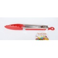 KOCHZANGE 26cm ROT Edelstahl Grillzange Salatzange Eco Bild 1