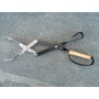V-Tong Grillzange 43 cm mit Walnussholzgriff Bild 1