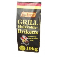 Favorit 3001 Holzkohle-Briketts 10 kg Bild 1