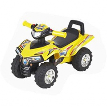 Rutschauto Bobby Car Quad gelb von neo4kids Bild 1