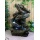 Zimmerbrunnen Gartenbrunnen Baumstamm mit LEDs Bild 1