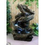 Zimmerbrunnen Gartenbrunnen Baumstamm mit LEDs Bild 1