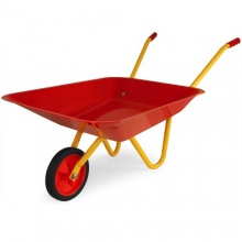 Kinderschubkarre Metall mit Vollgummibereifung DEUBA Bild 1