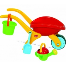 GOWI Design Schubkarren Set - 4 tlg Kinder Schubkarre Bild 1