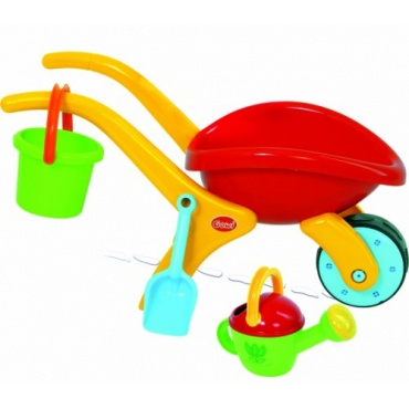 GOWI Design Schubkarren Set - 4 tlg Kinder Schubkarre Bild 1