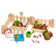 Goki 51729 - Puppenzubehr Kinder Schubkarre Bild 1