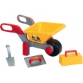 Wader Kinder Schubkarre Plastik Contruct 4-tlg 63 cm Bild 1