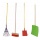 4x Kinder Gartengerte Schneeschaufel Schaufel Besen Bild 1