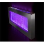 Sprudelnder Wandbrunnen mit bunter LED-Beleuchtung, Querformat Bild 1