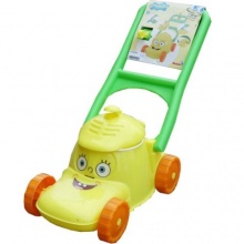 Kinderrasenmäher mit Geräusch und Eimer Spongebob gelb Bild 1