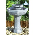 Castille Programmierbarer Solarbrunnen Vogelbad mit LED-Beleuchtung Bild 1