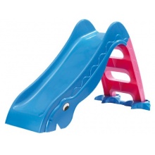 Outdoor Kinderrutsche TV und GS geprft pink - blau Bild 1